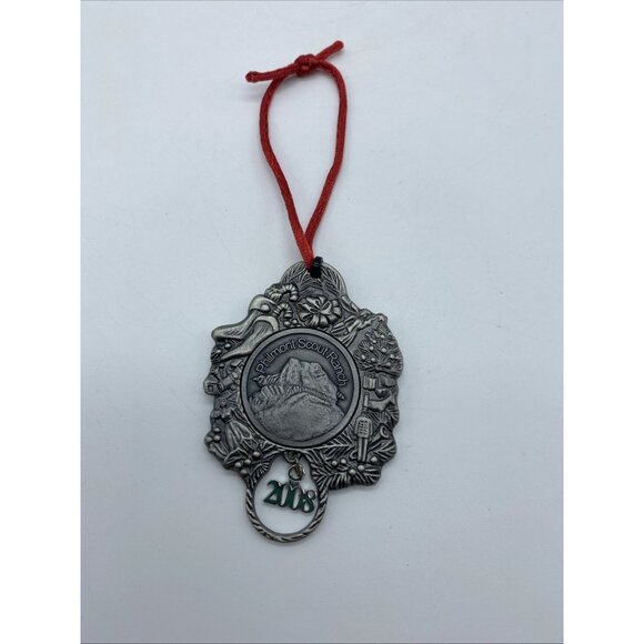 BSA Philmont Scout Ranch 2008 Christmas Ornament Boy Scout Ranch Pewter - Picture 2 of 7